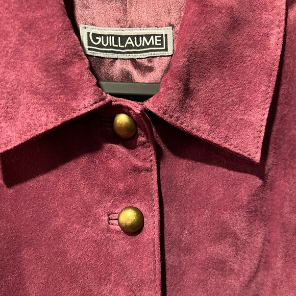 Guillaume Vintage Plum Genuine Leather Jacket - Picture 3 of 14
